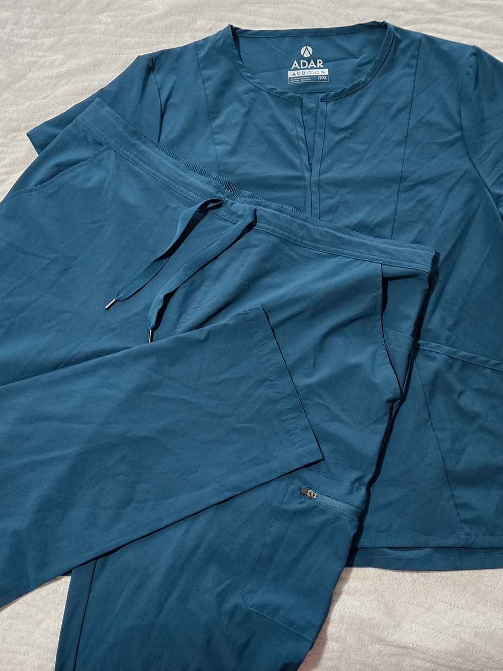Teal ADAR Addition Medical Scrub Set 2XL